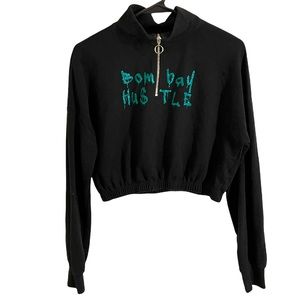 Bombay Hussle Crop top Pull Over Sz S